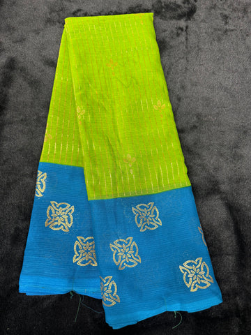 Foil print Saree