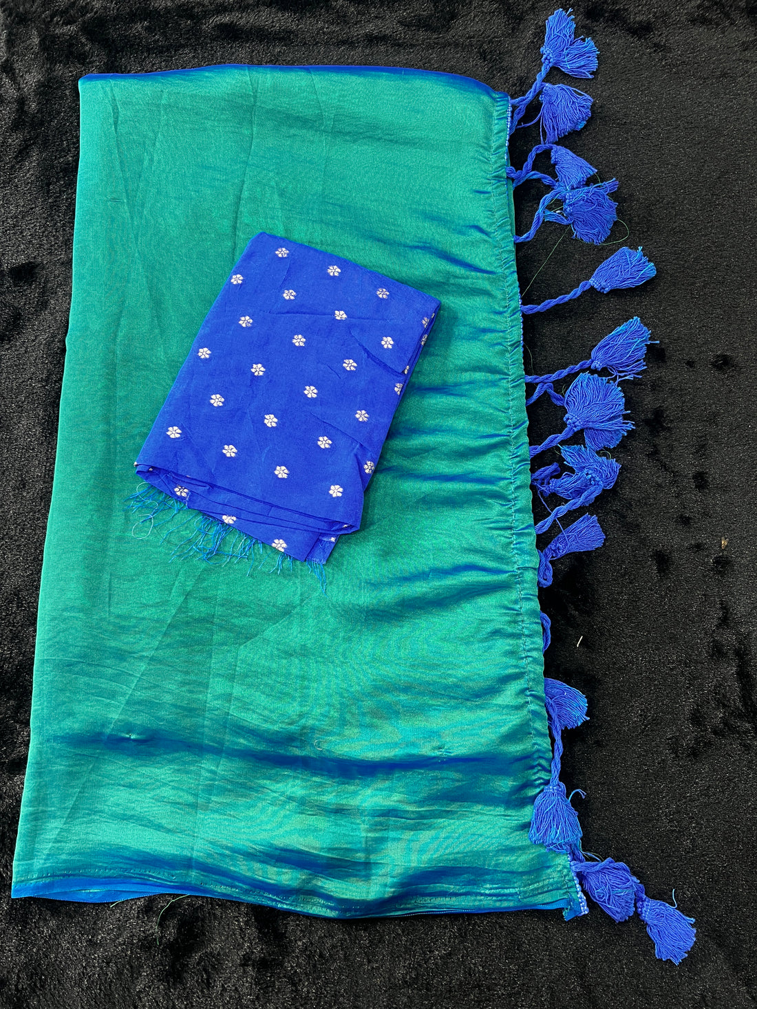 Peacock Bloue Saree