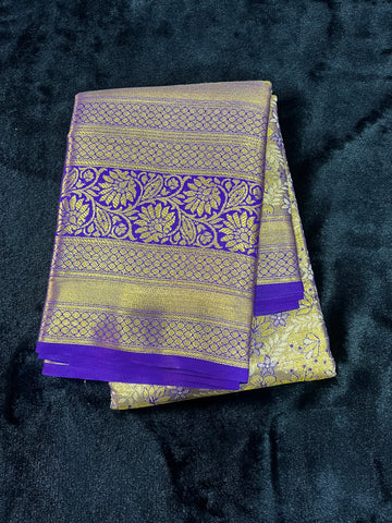 1 Grem gold saree