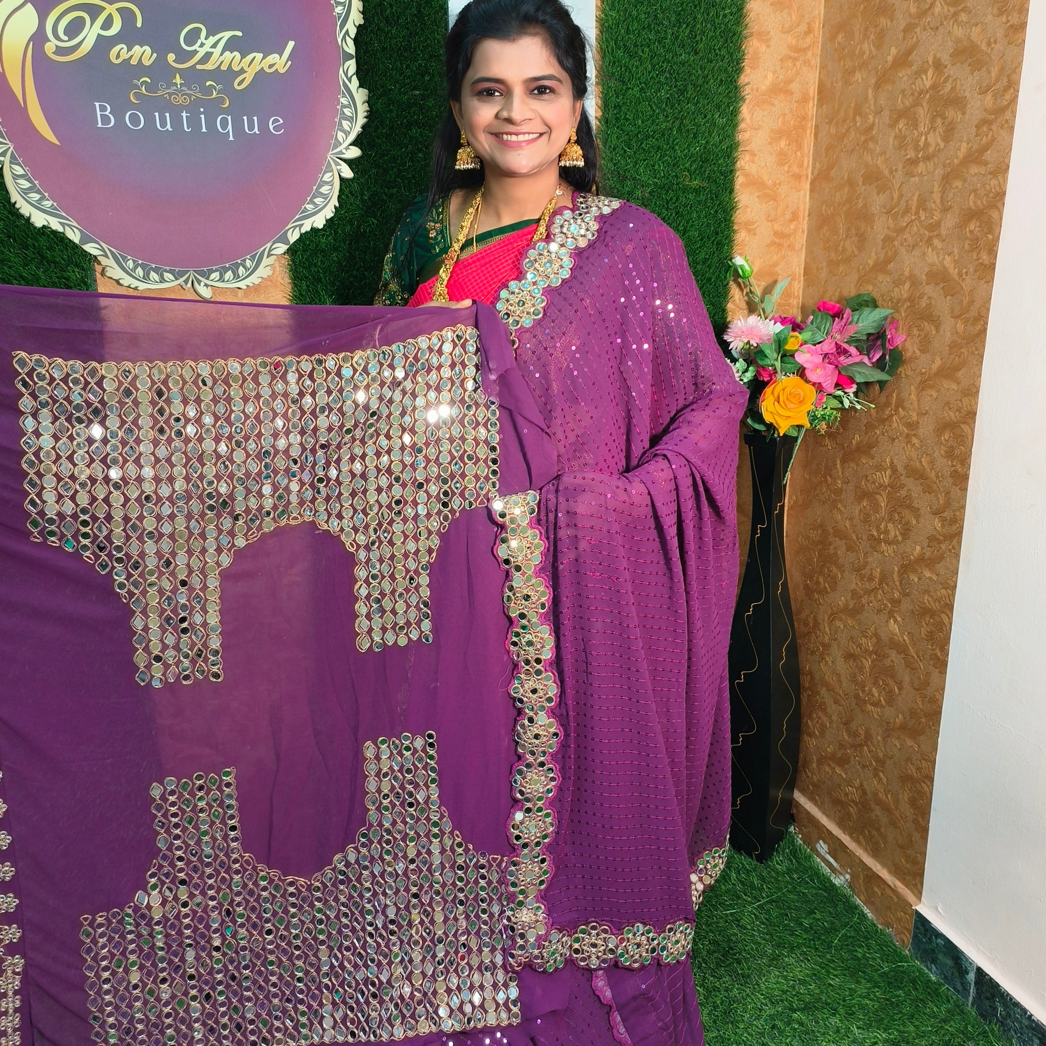 MIRROR SAREE