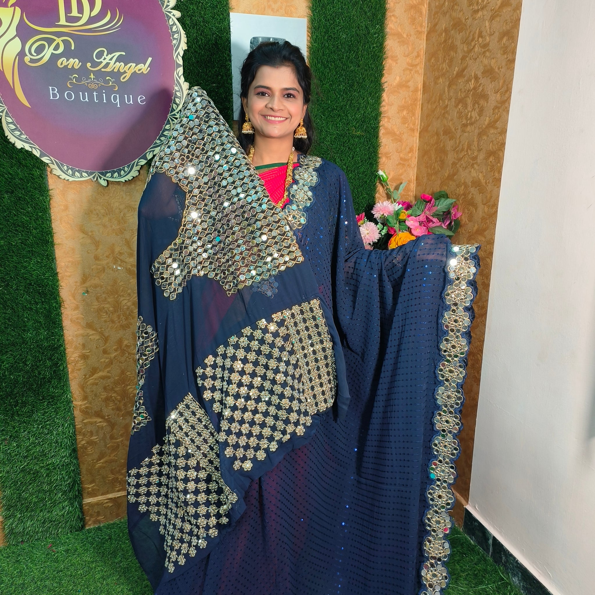 MIRROR SAREE